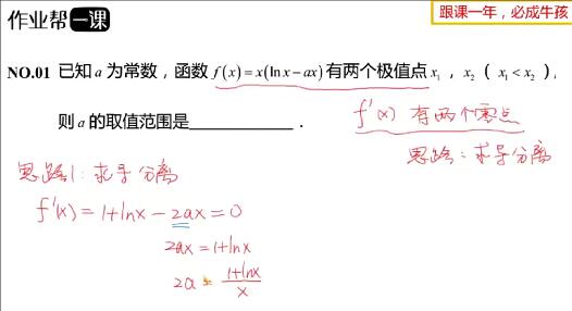 导数100条经典性质课程合集18讲带讲义