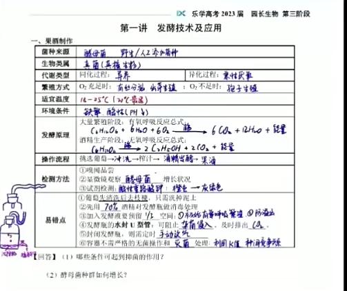 任春磊2023高考生物第三阶段