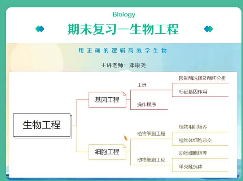 邓康尧2023高三高考生物A+寒假班