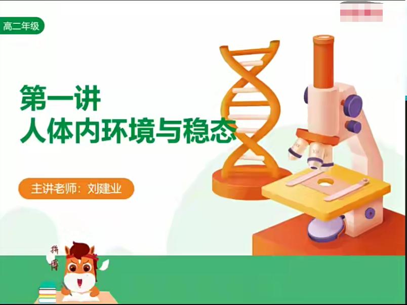 刘建业2022高二生物暑假班