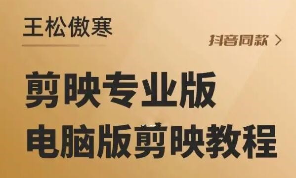 王松带你领略剪映专业版的魅力！