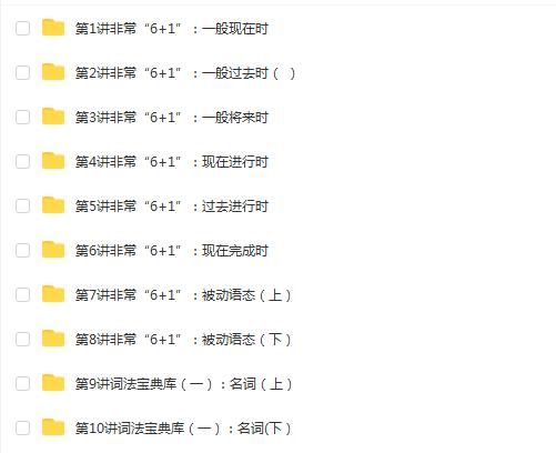 最全英语语法视频教学课程1-9年级【完结】