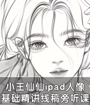 小王仙仙ipad人像基础精讲线稿旁听课程