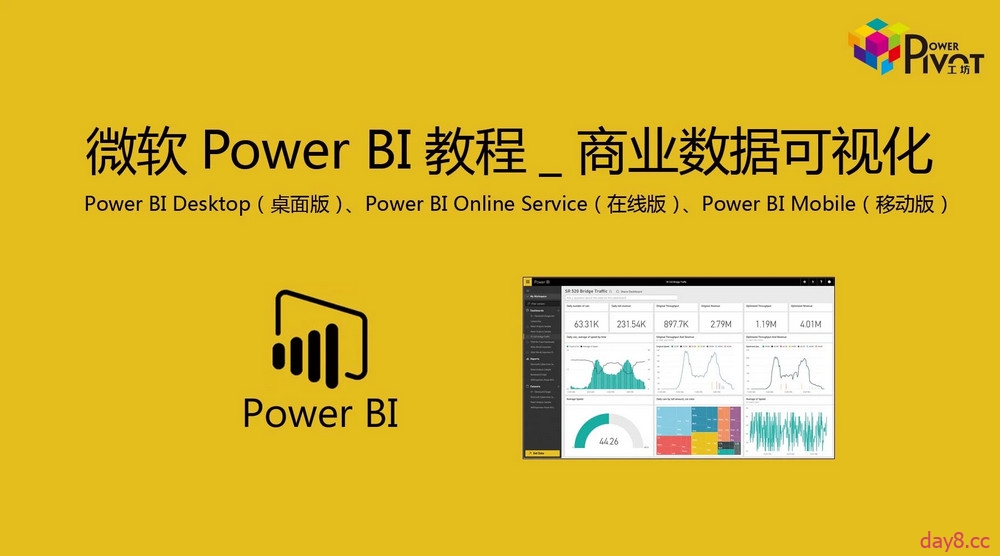 微软Power BI商业数据可视化视频教学