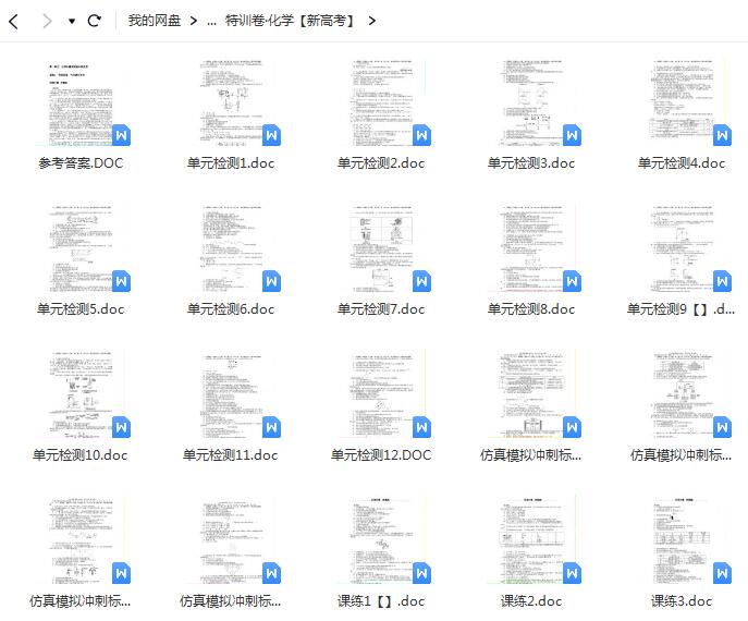高考特训卷 高中化学【新高考】