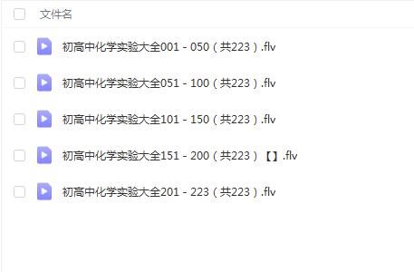 初高中化学实验指导视频