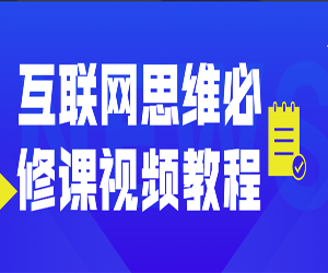 互联网思维必修课视频教程揭秘