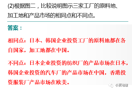 鞏固練習:產業轉移的影響因素最後,要考慮國際產業轉移的利弊,特別要