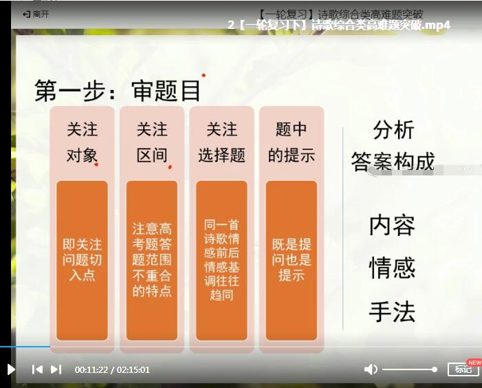 段丽娜2020高三语文秋季清北班视频课程百度云下载